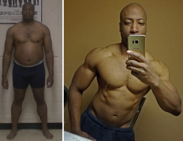 This Guy Got Shredded in 6 Months With a No-Fuss Diet and Training Plan