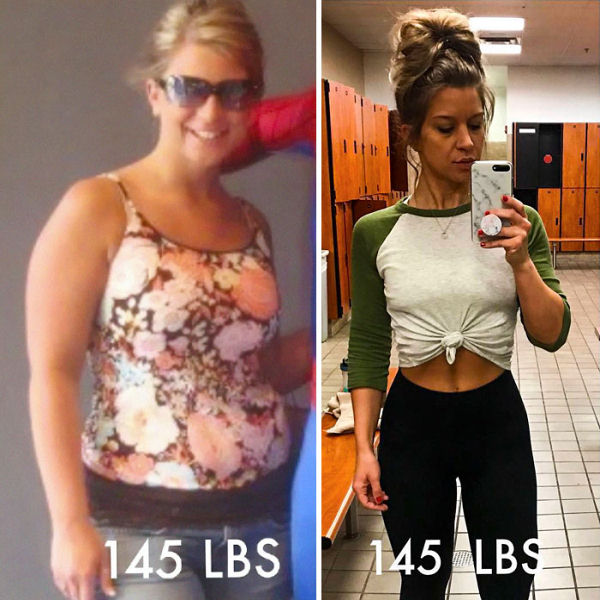 same weight before after