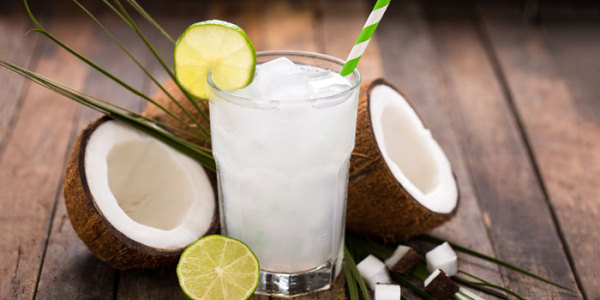 coconut water high in potassium